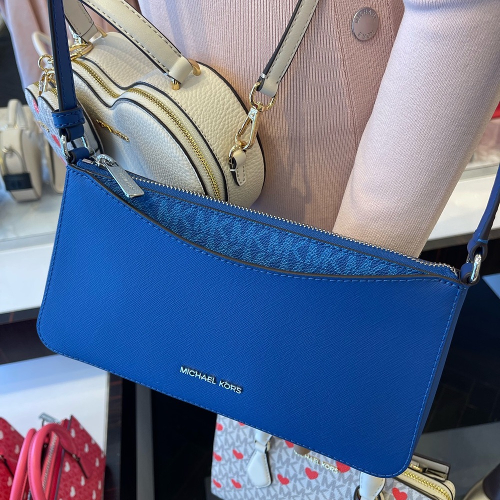 MICHAEL KORS Arden Medium Crossbody XBODY Bag
Galaxy Blue 
NWT - Picture 7 of 16